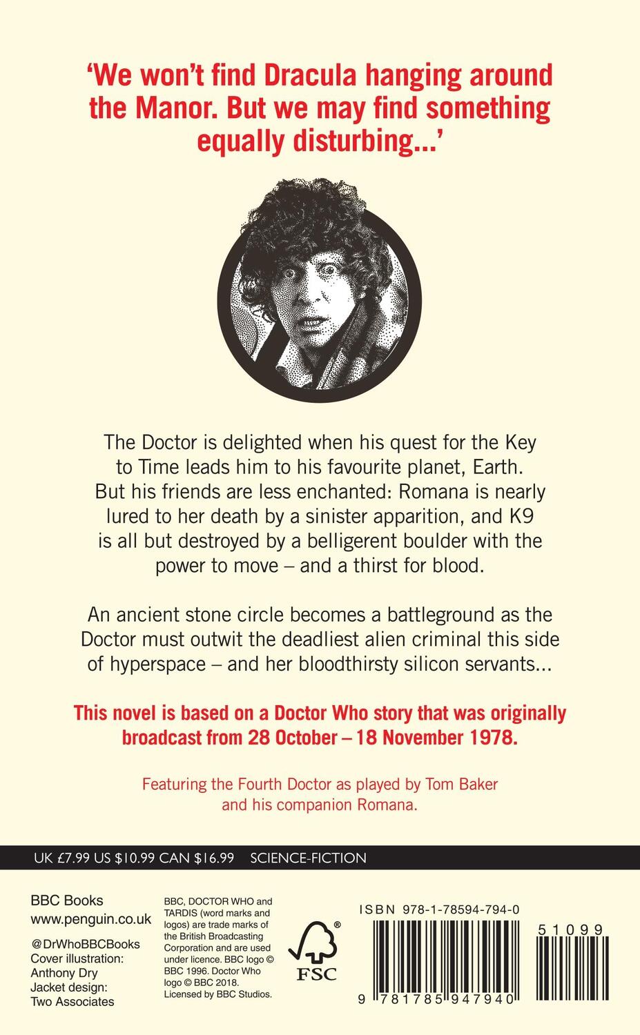 Rückseite: 9781785947940 | Doctor Who: The Stones of Blood (Target Collection) | David Fisher