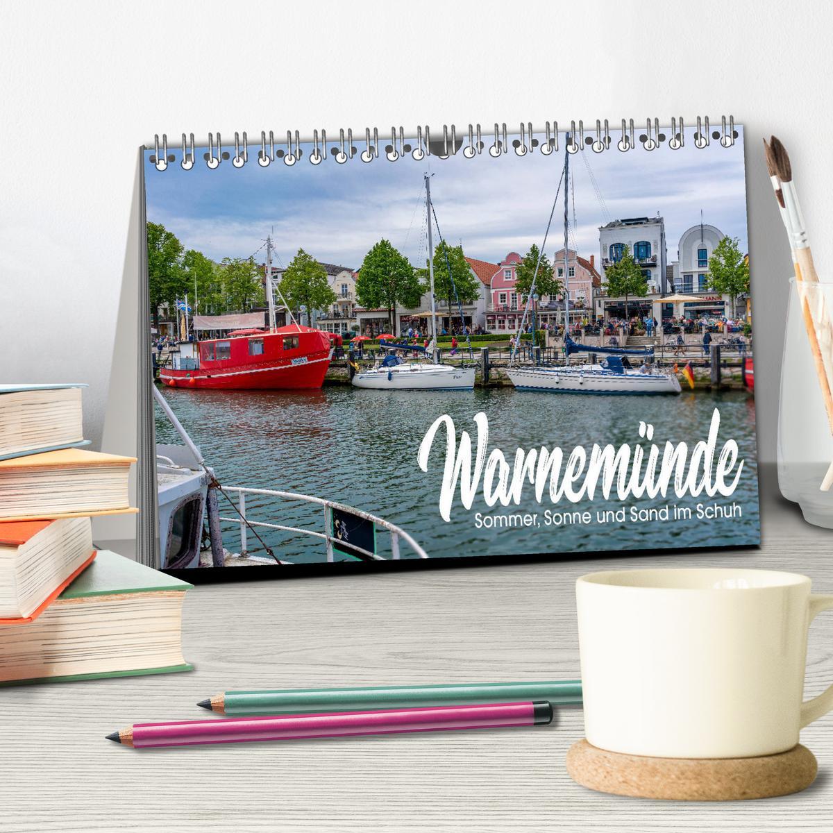 Bild: 9783435227297 | Warnemünde - Sommer, Sonne und Sand im Schuh (Tischkalender 2025...