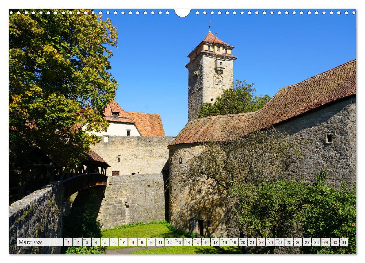 Bild: 9783435010134 | Rothenburg ob der Tauber. Sehenswürdigkeiten. (Wandkalender 2025...