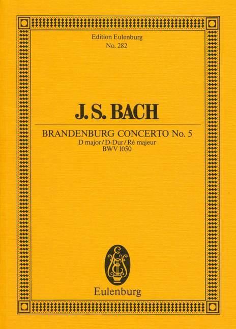 Cover: 9783795761882 | Brandenburg Concerto No. 5/Brandenburgisches Konzert 5 | Bach | Buch