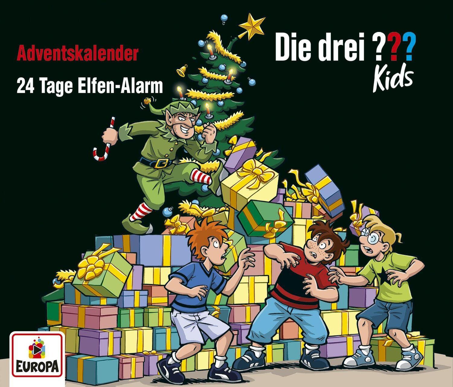 Cover: 196588561320 | Die drei ??? Kids - Adventskalender 24 Tage Elfen Alarm | Pfeiffer