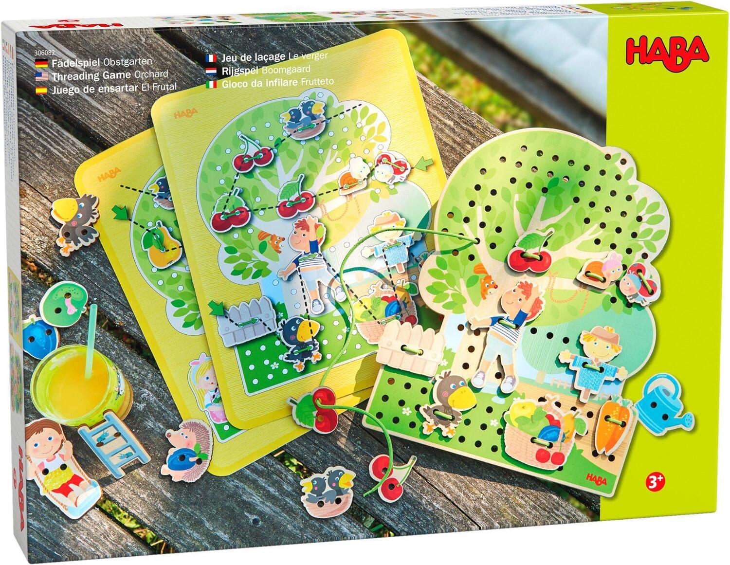 Cover: 4010168256009 | Fädelspiel Obstgarten | Spiel | 1306082001 | Deutsch | 2021 | HABA