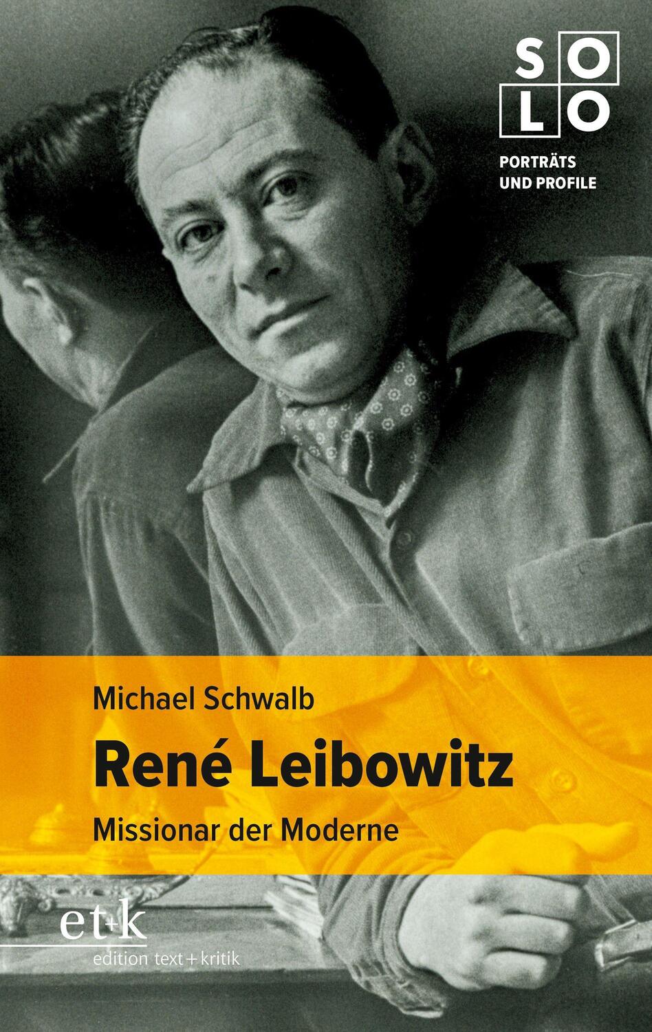 Cover: 9783967076226 | René Leibowitz | Missionar der Moderne | Michael Schwalb | Taschenbuch