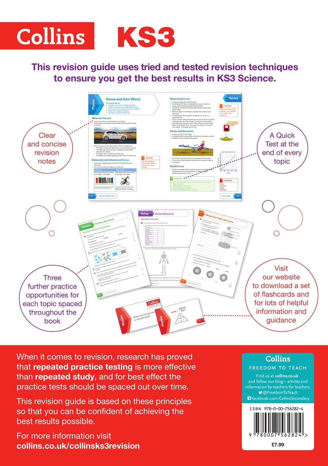 Rückseite: 9780007562824 | Collins New Key Stage 3 Revision -- Science: Revision Guide | Uk