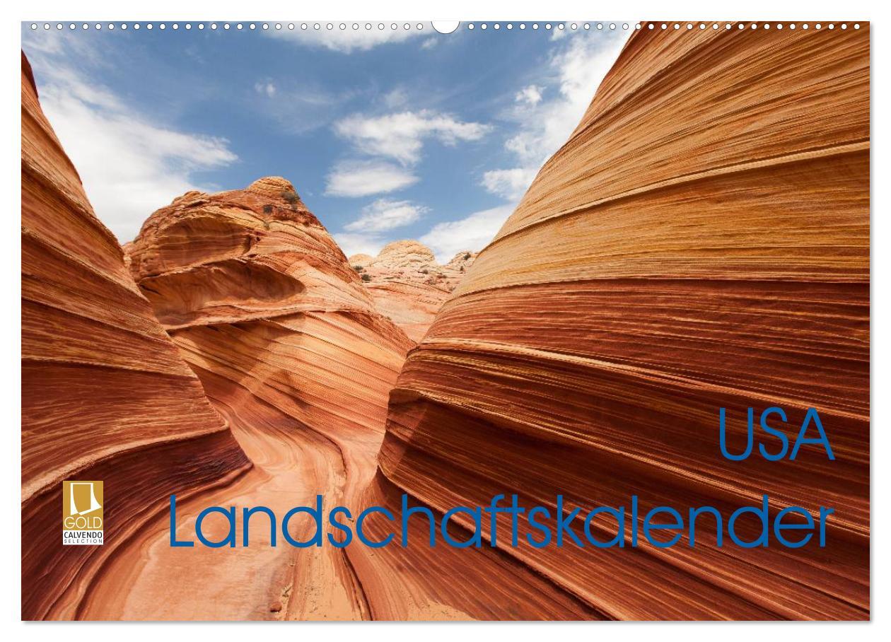 Cover: 9783435643820 | USA Landschaftskalender (Wandkalender 2025 DIN A2 quer), CALVENDO...