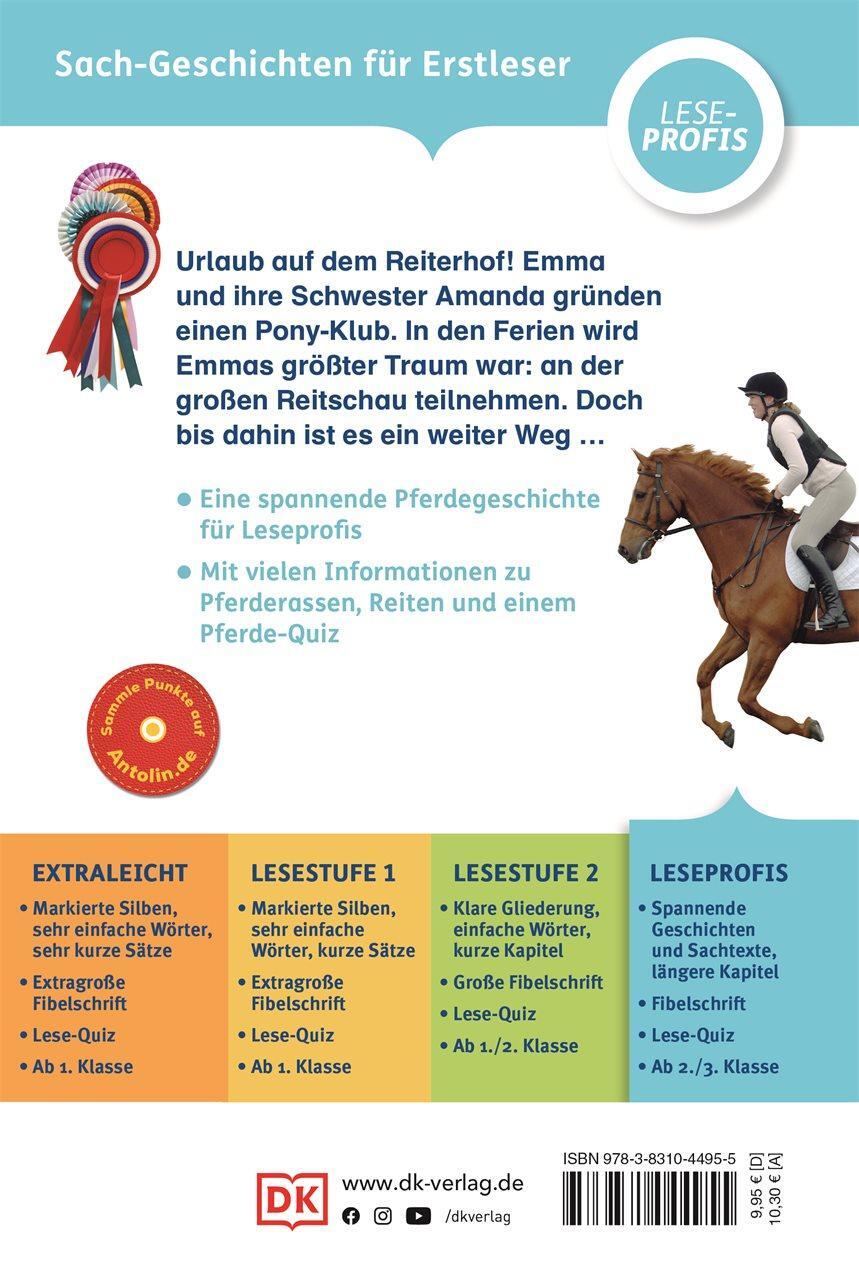 Rückseite: 9783831044955 | SUPERLESER! Emma und der Pony-Klub | Patricia J. Murphy | Buch | 2022