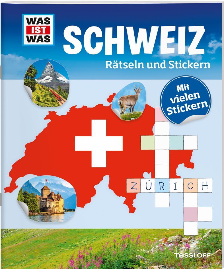 Cover: 9783788621742 | WAS IST WAS Rätseln und Stickern: Schweiz | Co.KG | Taschenbuch | 2017