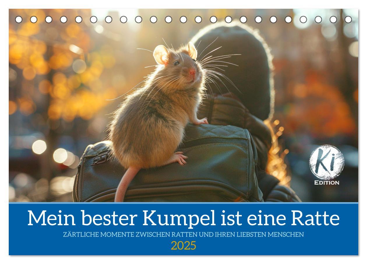 Cover: 9783383813948 | Mein bester Kumpel ist eine Ratte (Tischkalender 2025 DIN A5 quer),...