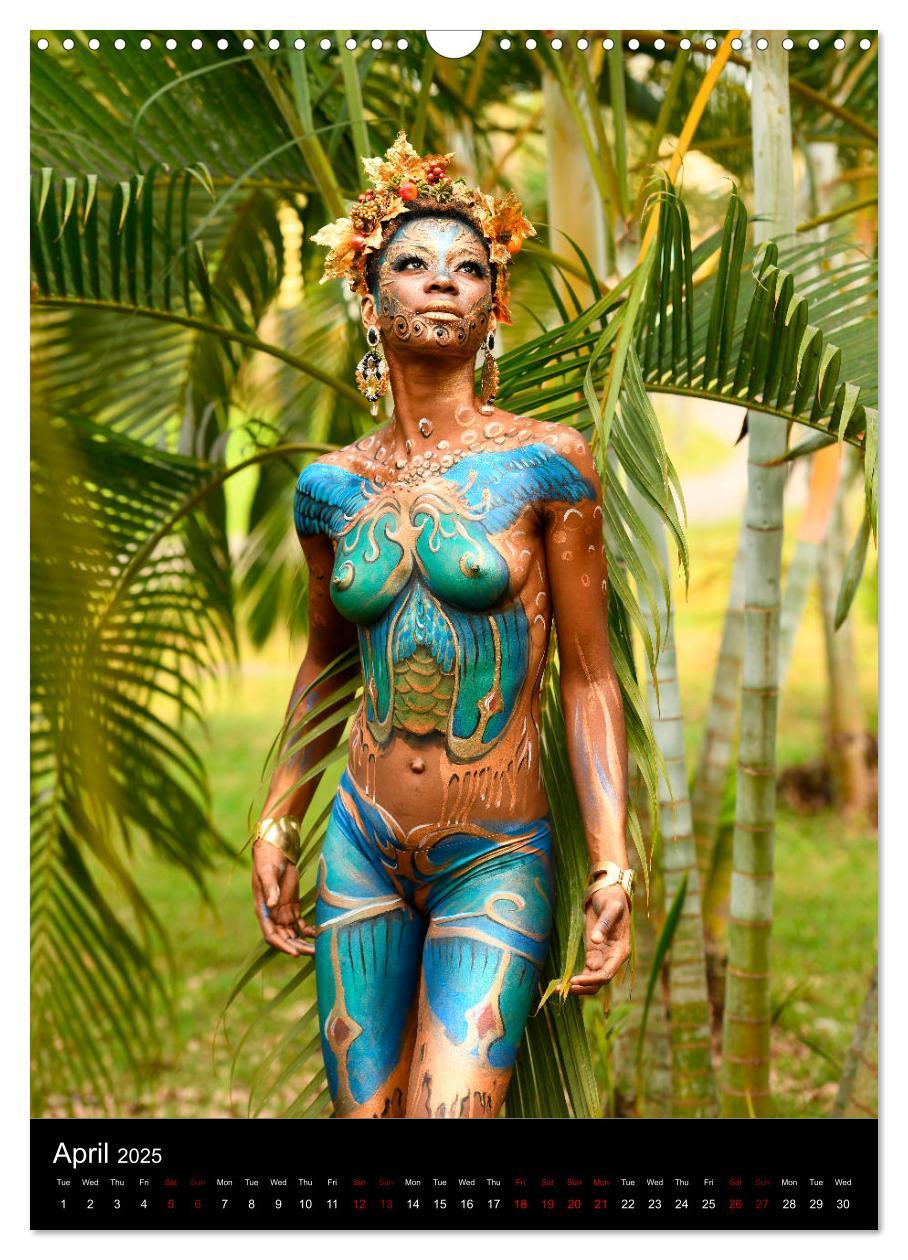 Bild: 9781325972029 | Equatorial Guinea Bodypainting Festival (Wall Calendar 2025 DIN A3...