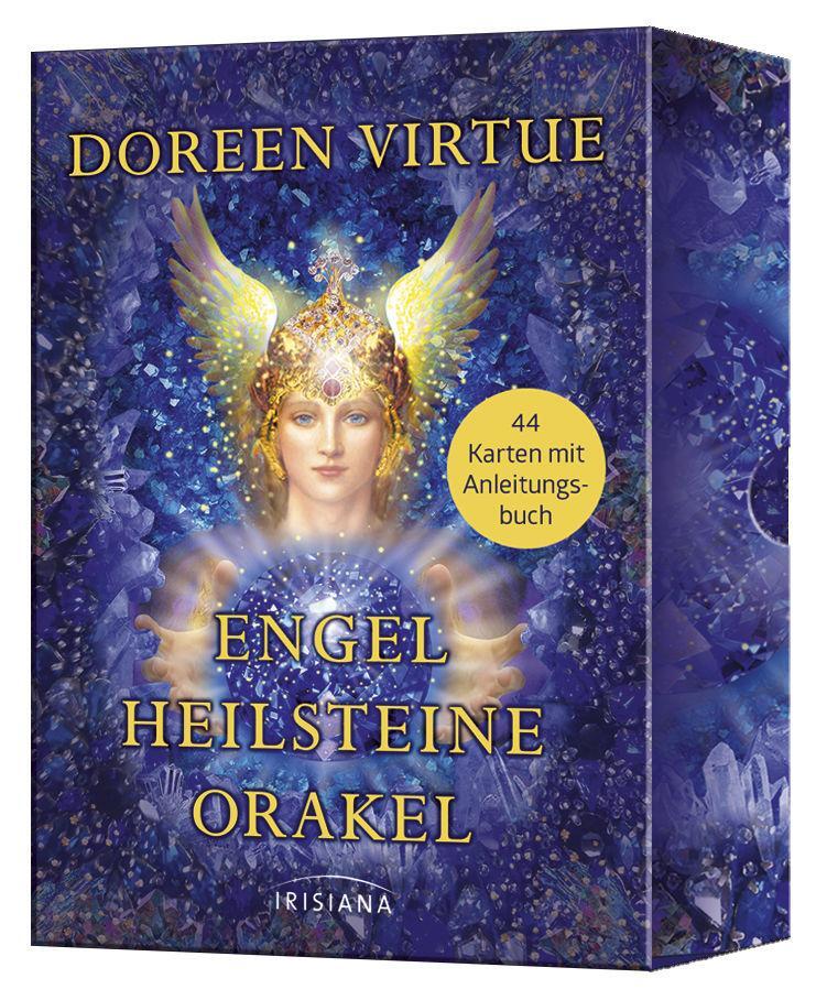 Bild: 9783424153415 | Engel-Heilsteine-Orakel | 44 Karten mit Anleitungsbuch | Doreen Virtue