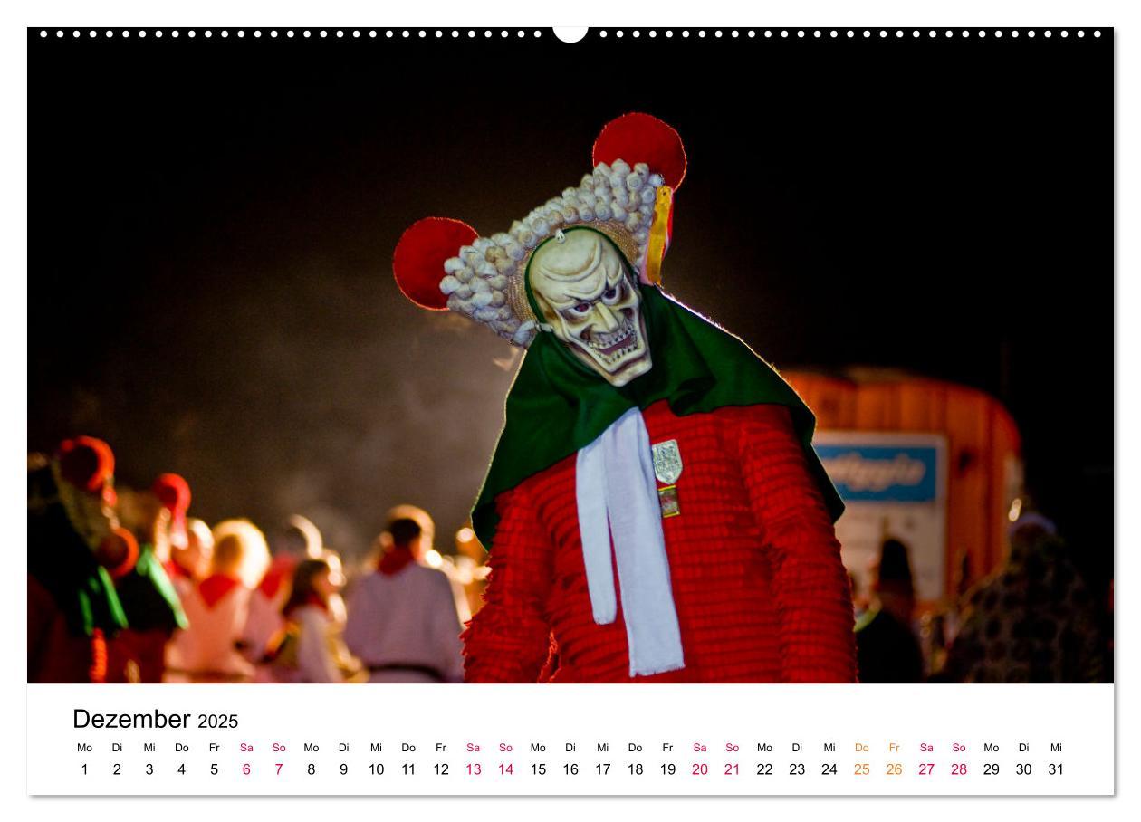 Bild: 9783435105410 | Die Elzacher Fastnacht (Wandkalender 2025 DIN A2 quer), CALVENDO...