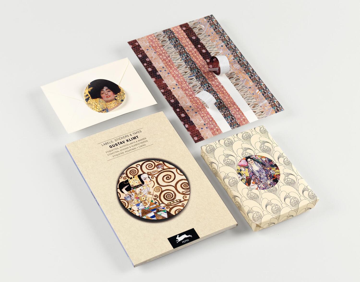 Bild: 9789460094323 | Gustav Klimt | Label and Sticker Book | Pepin Van Roojen | Taschenbuch