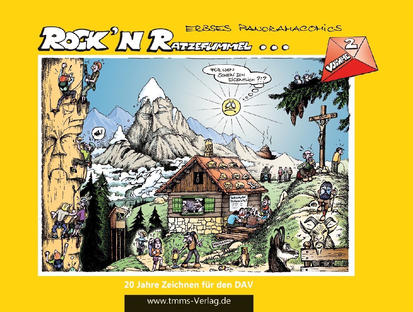 Cover: 9783945271513 | Rock'n Ratzefummel | 20 Jahre Zeichnen für den DAV | tmms-Verlag