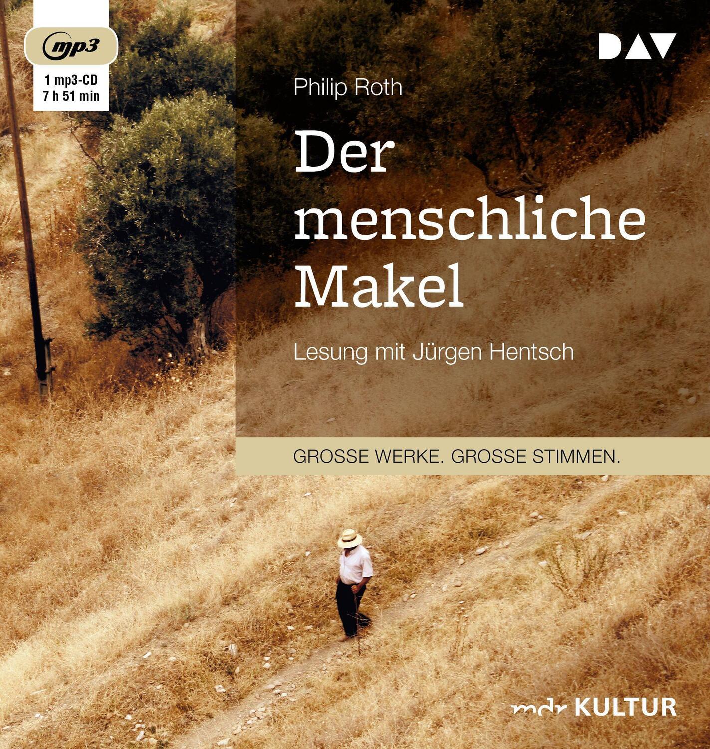 Cover: 9783742409249 | Der menschliche Makel | Lesung mit Jürgen Hentsch | Philip Roth | MP3