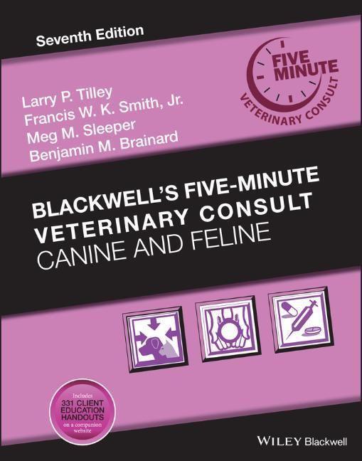 Cover: 9781119513179 | Blackwell's Five-Minute Veterinary Consult | Canine and Feline | Buch