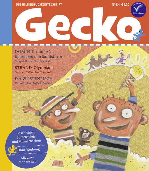Cover: 9783940675835 | Gecko Kinderzeitschrift Band 84 | Die Bilderbuchzeitschrift | Buch