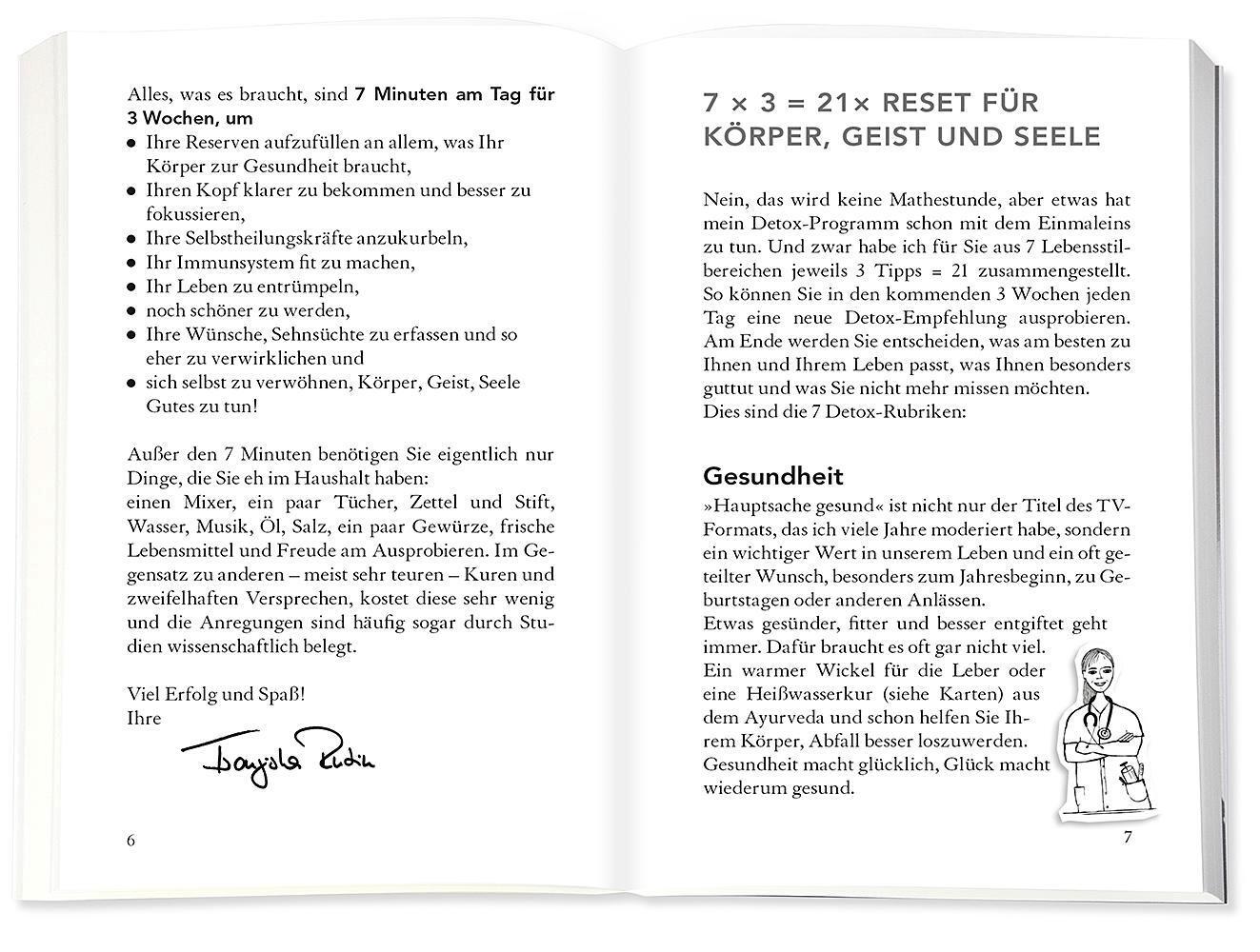 Bild: 9783426658949 | Die 7-Minuten-Detox-Kur | Franziska Rubin | Taschenbuch | 48 S. | 2021