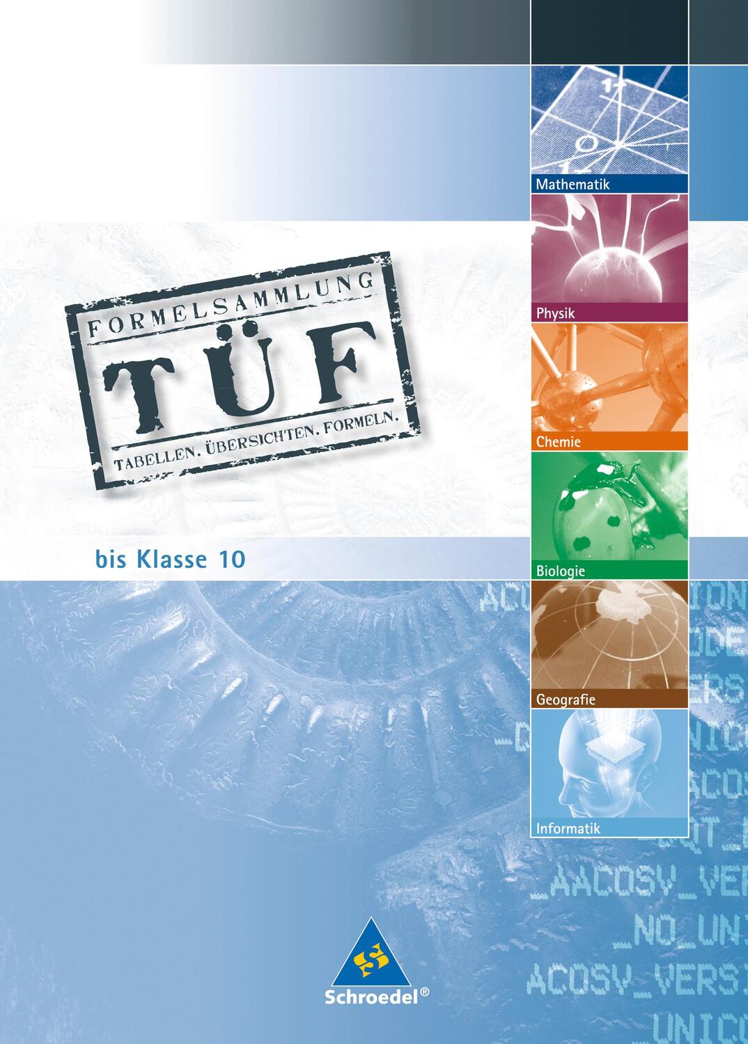 Cover: 9783507837645 | TÜF 1. Tabellen, Übersichten, Formeln | Für Sekundarstufe 1 | Buch