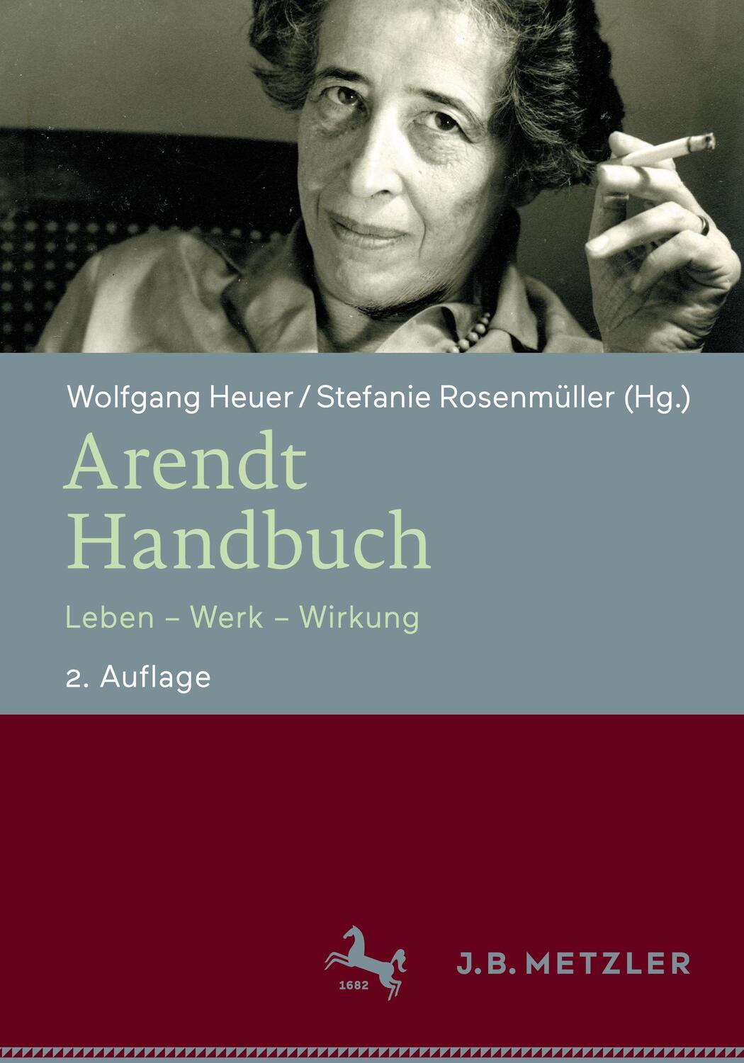 Cover: 9783476058362 | Arendt-Handbuch | Leben - Werk - Wirkung | Wolfgang Heuer (u. a.)