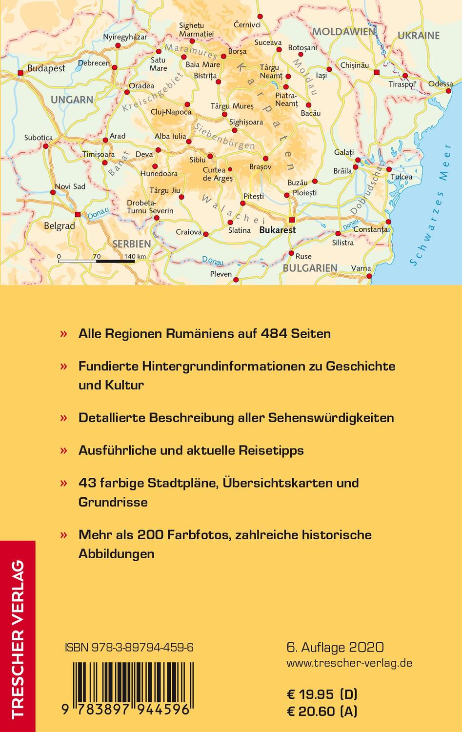 Rückseite: 9783897944596 | Reiseführer Rumänien | Birgitta Gabriela Hannover Moser | Taschenbuch