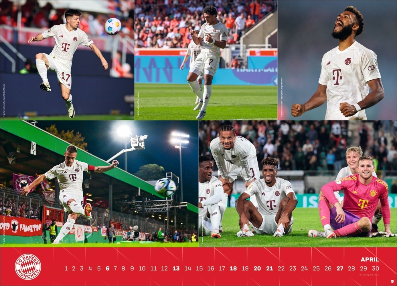 Bild: 9783756404728 | FC Bayern München Edition Kalender 2025 | Kalender | Spiralbindung