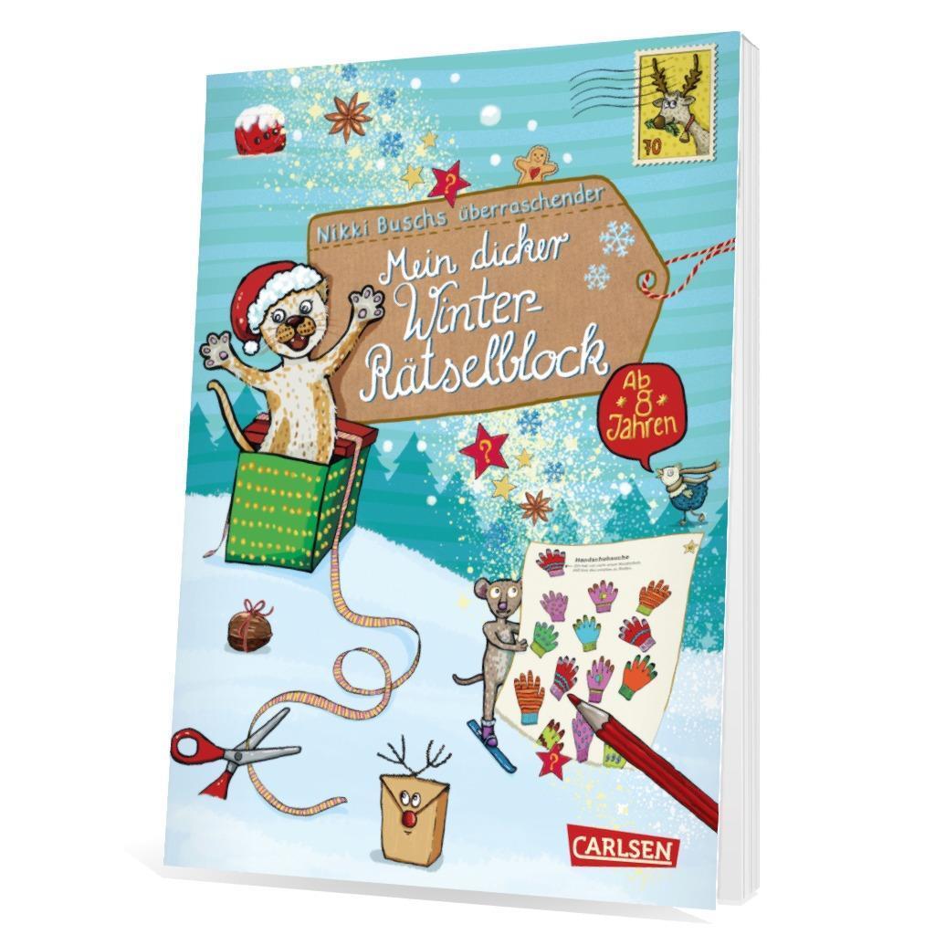 Bild: 9783551191526 | Mein dicker Winter-Rätselblock | Nikki Busch | Taschenbuch | Block