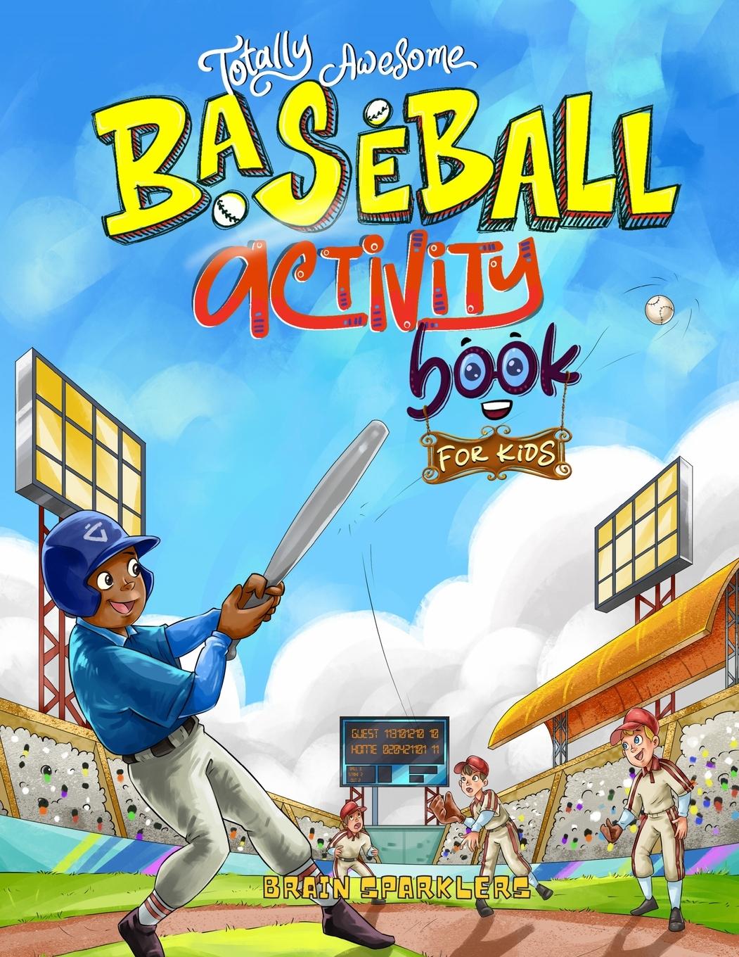 Cover: 9789083402079 | Totally Awesome Baseball Activity Book for Kids | Brain Sparklers