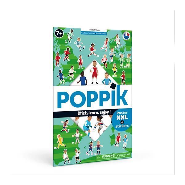 Cover: 3760262410760 | POPPIK Sticker Lernposter Fussball-Clubs | Poster | Deutsch | POPPIK