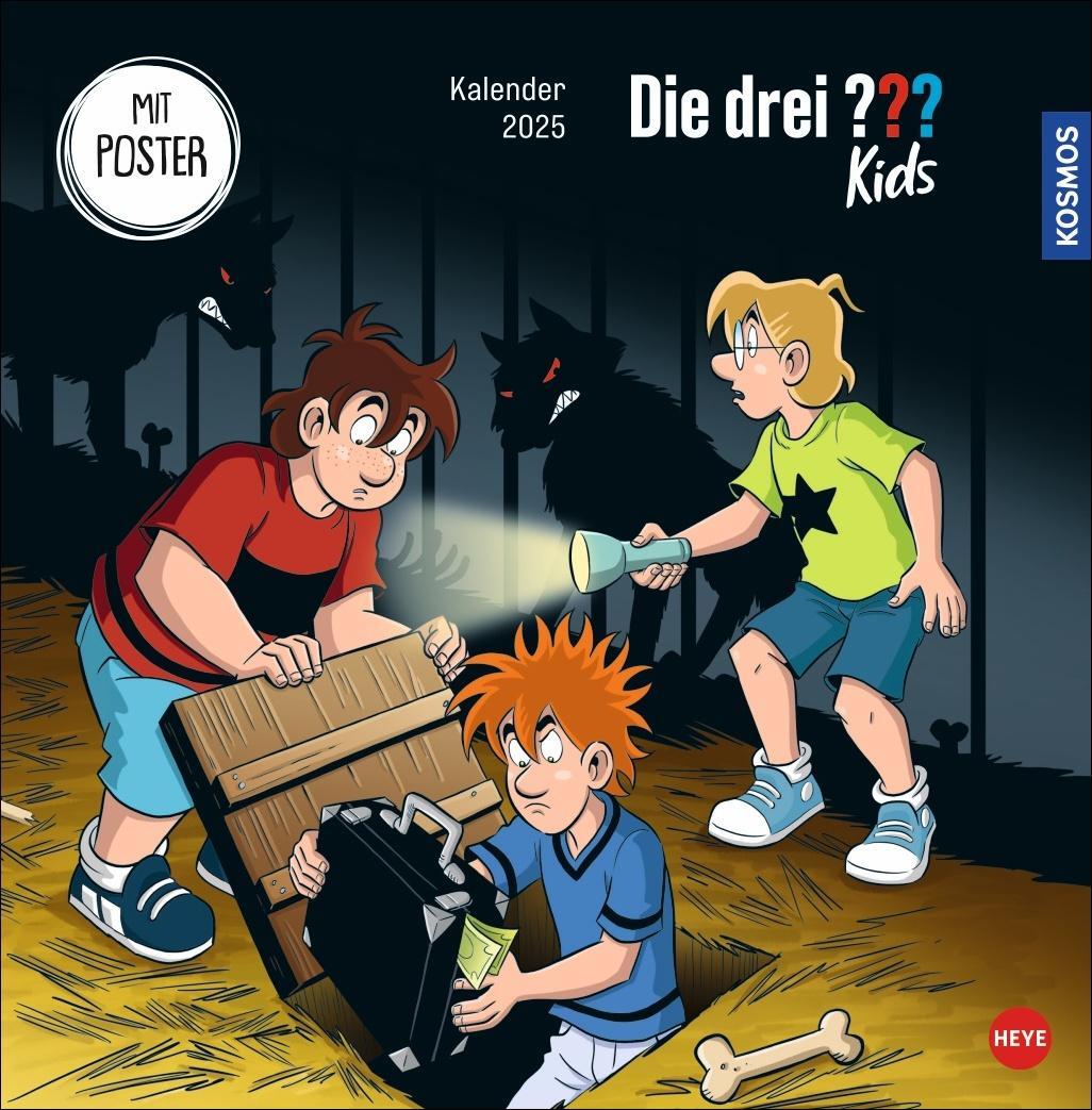 Cover: 9783756409037 | Die drei ??? Kids Broschurkalender 2025 | Kalender | 28 S. | Deutsch