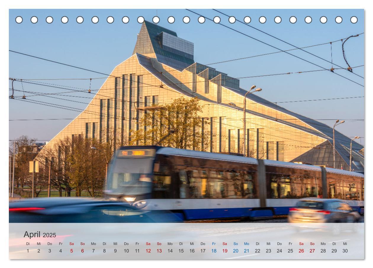 Bild: 9783435833399 | Riga - Paris des Ostens (Tischkalender 2025 DIN A5 quer), CALVENDO...