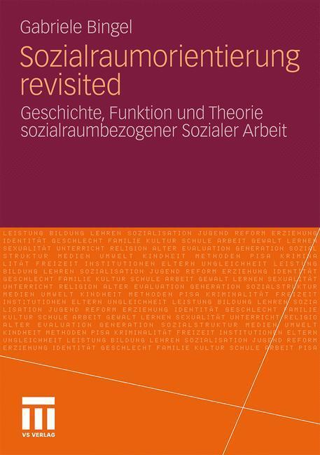 Cover: 9783531180236 | Sozialraumorientierung revisited | Gabriele Bingel | Taschenbuch