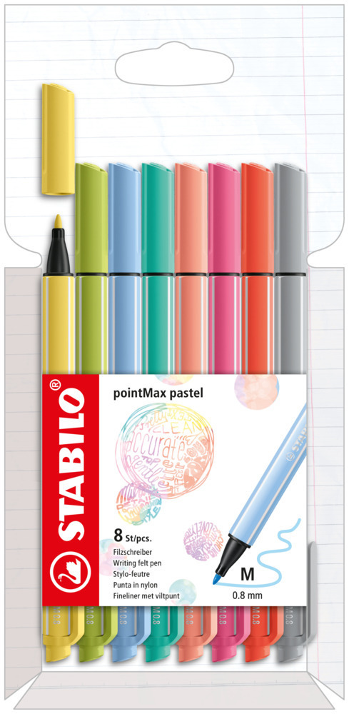 Cover: 4006381581844 | STABILO pointMax 8er Etui Pastellfarben | Stück | In Karton | 2022