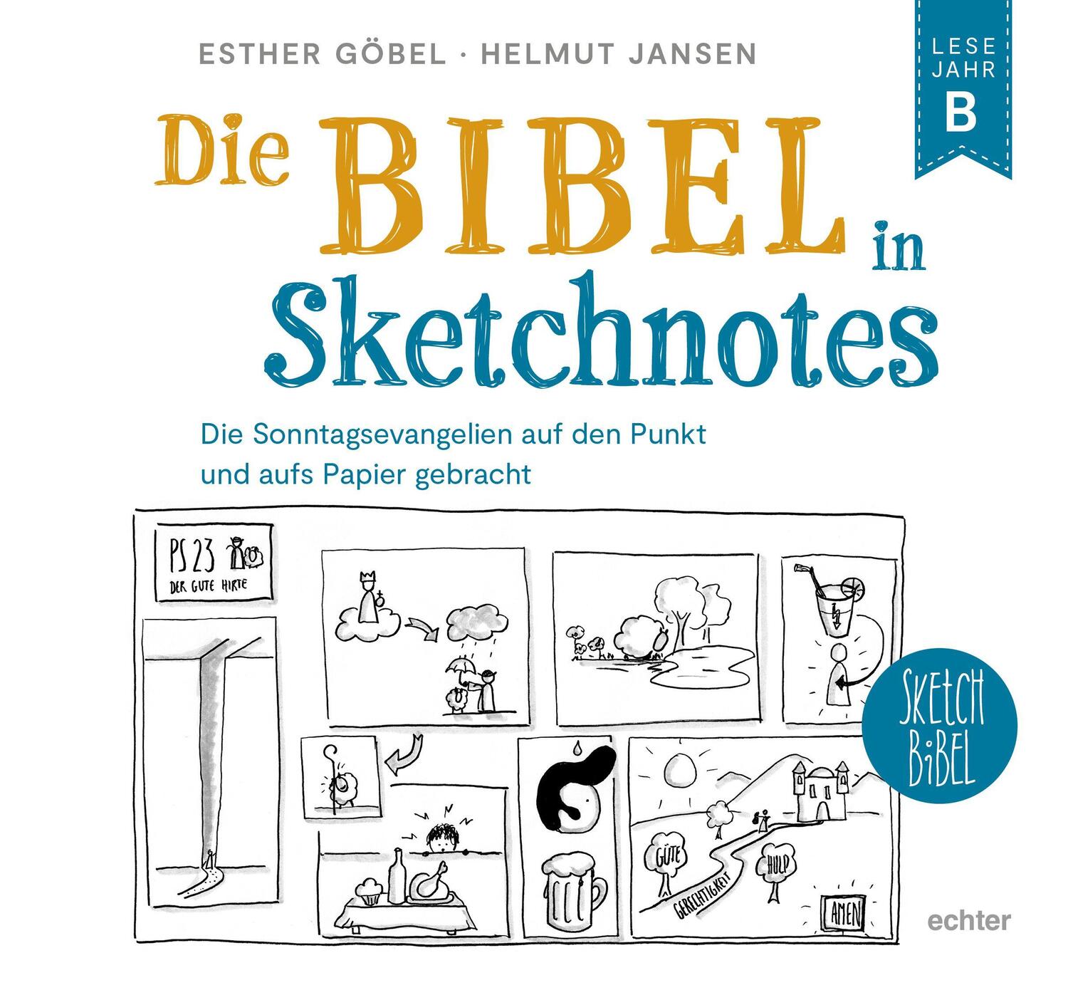 Cover: 9783429059378 | Die Bibel in Sketchnotes | Esther Göbel (u. a.) | Taschenbuch | 128 S.