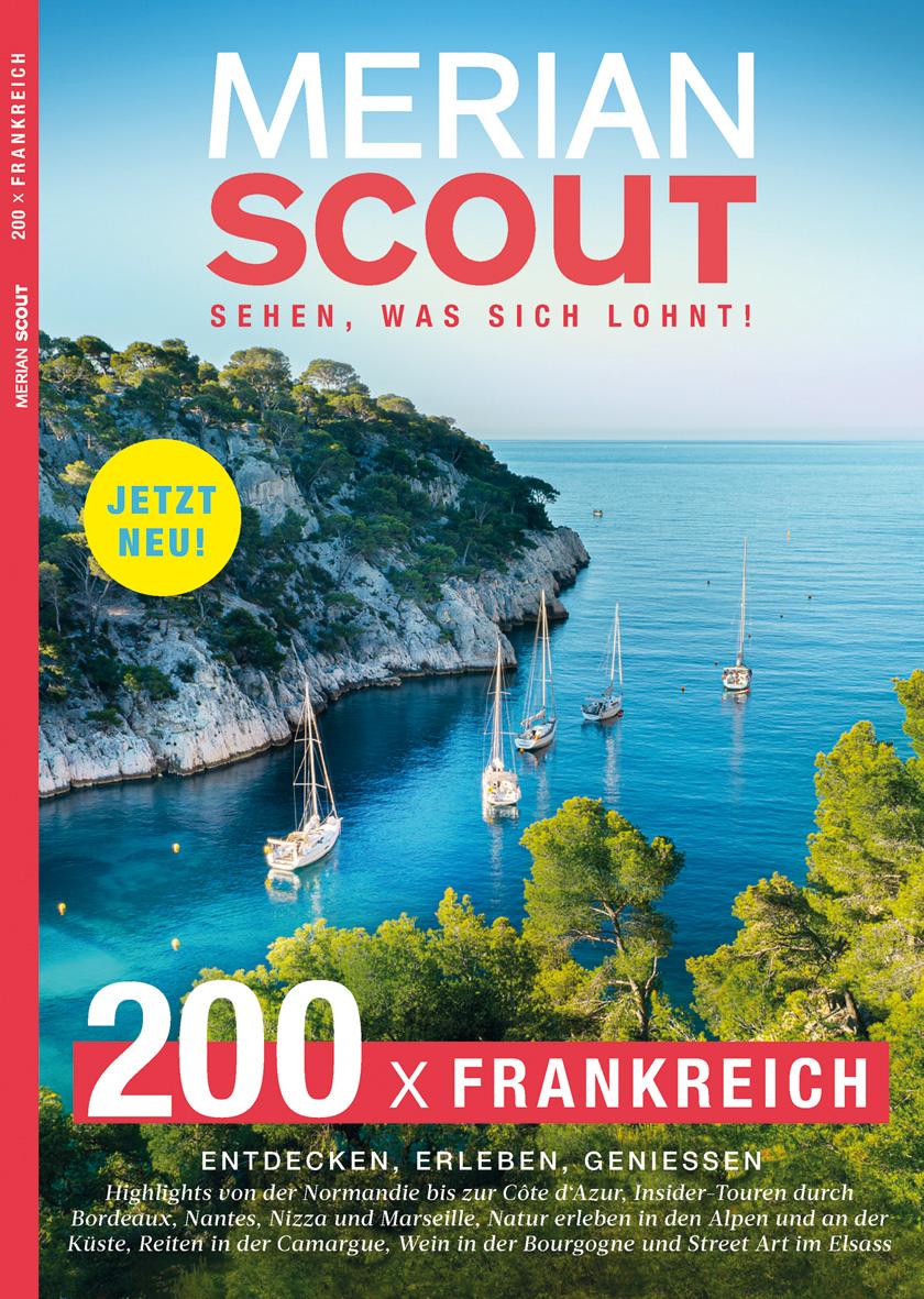 Cover: 9783834233530 | MERIAN Scout 16 200 x Frankreich | Jahreszeiten Verlag | Taschenbuch