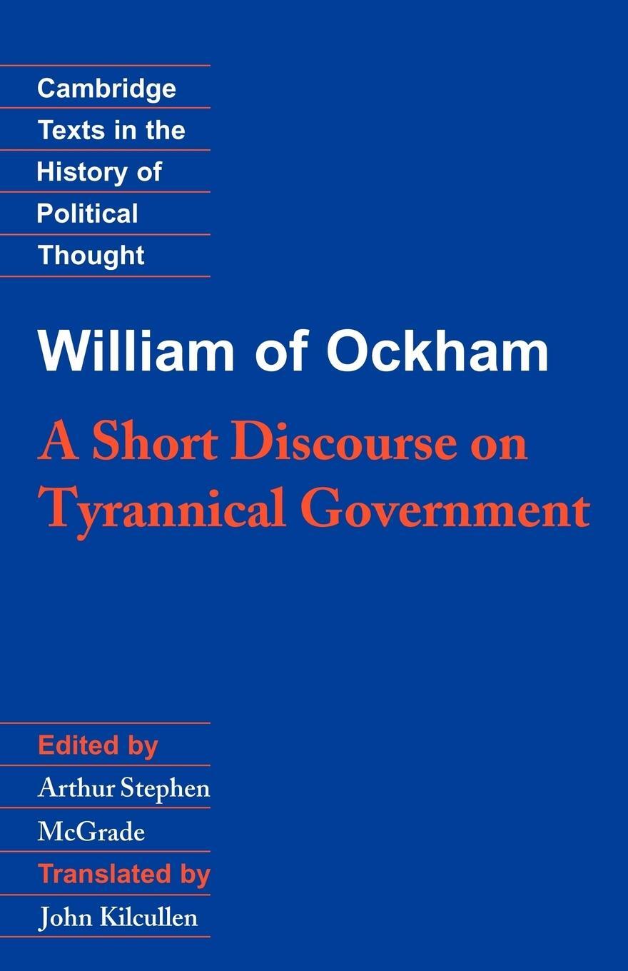 Cover: 9780521358033 | William of Ockham | A Short Discourse on Tyrannical Government | Buch