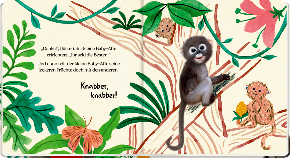 Bild: 9783649641261 | Meine erste Tierbaby-Geschichte: Kleiner Affe | Amanda Wood | Buch