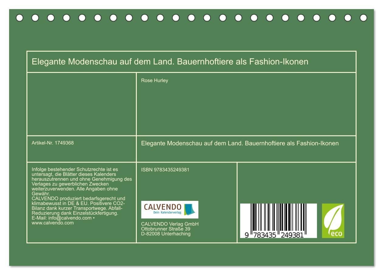 Bild: 9783435249381 | Elegante Modenschau auf dem Land. Bauernhoftiere als Fashion-Ikonen...