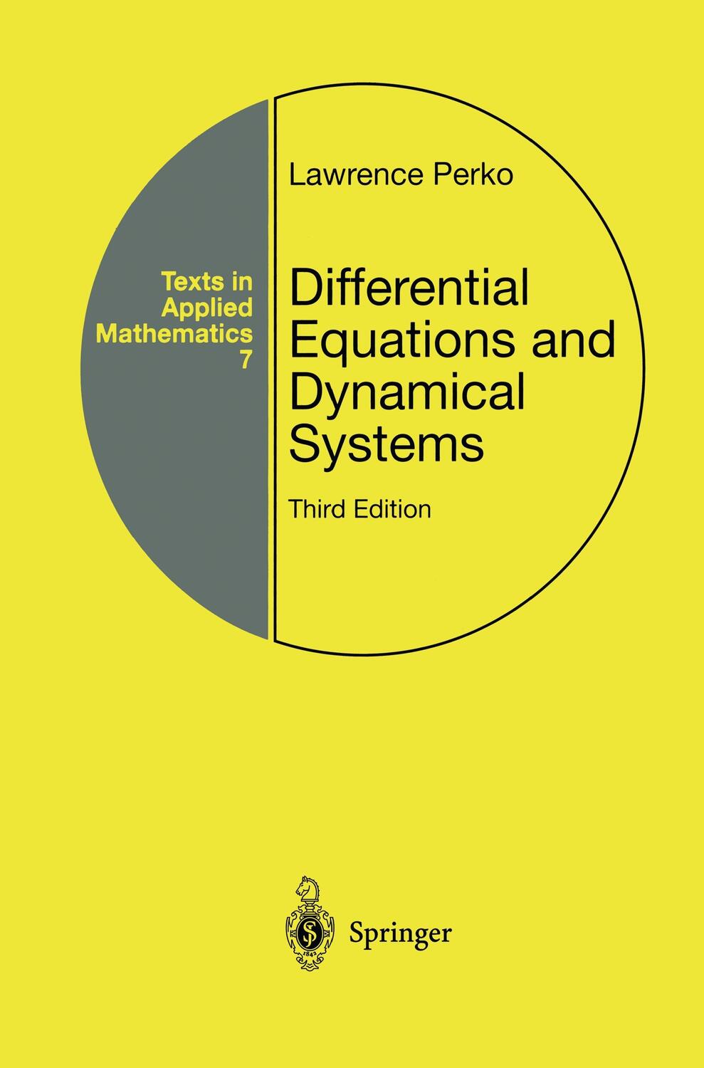 Cover: 9781461265269 | Differential Equations and Dynamical Systems | Lawrence Perko | Buch