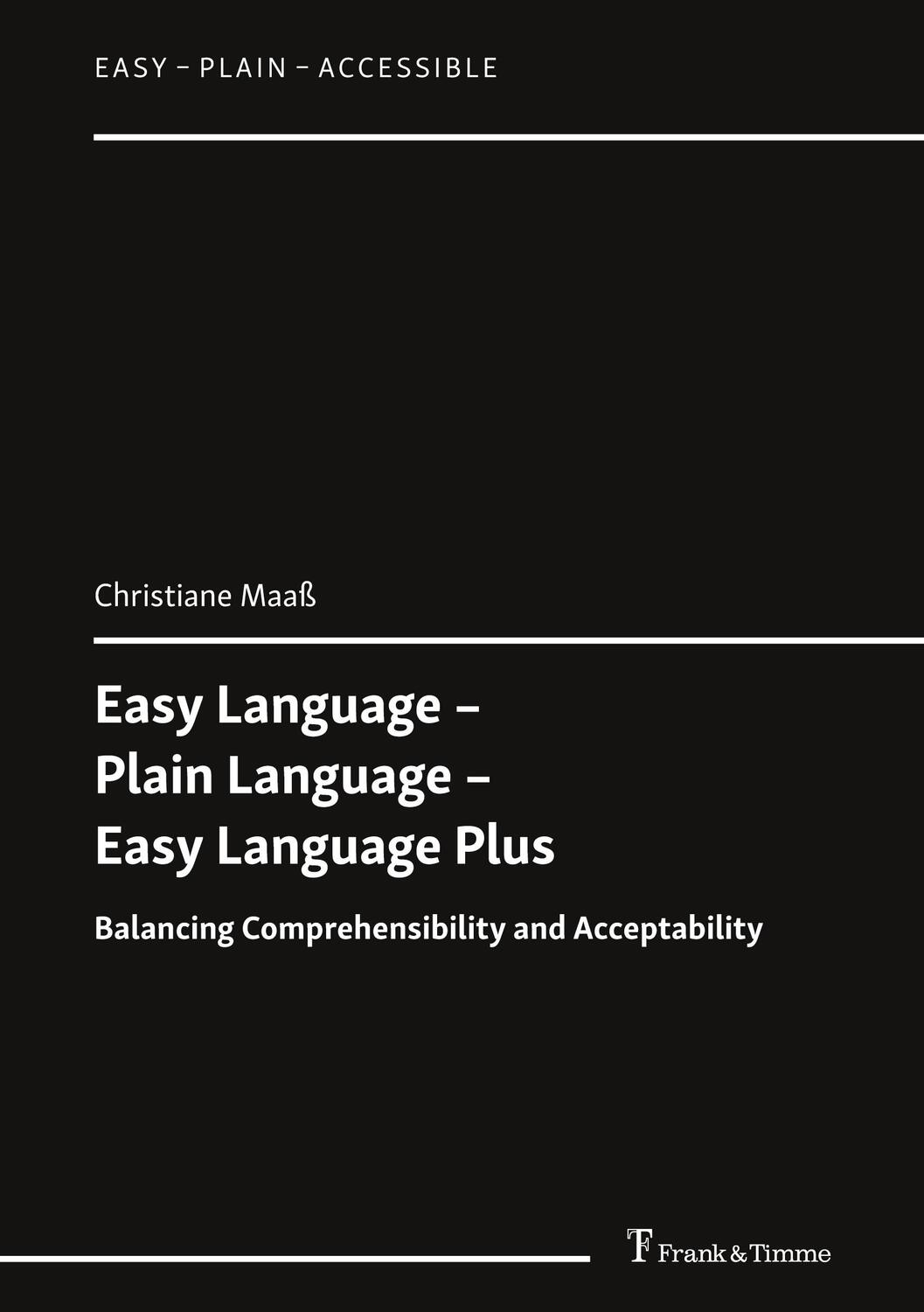 Cover: 9783732906918 | Easy Language ¿ Plain Language ¿ Easy Language Plus | Christiane Maaß