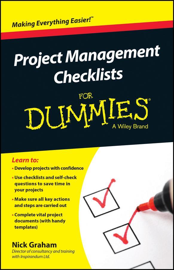 Cover: 9781118931431 | Project Management Checklists For Dummies | Nick Graham | Taschenbuch