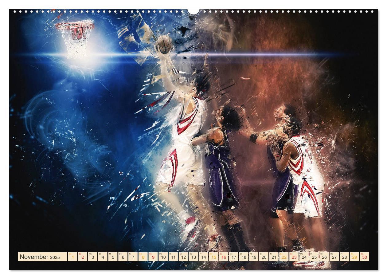 Bild: 9783435324774 | Basketball extrem (Wandkalender 2025 DIN A2 quer), CALVENDO...