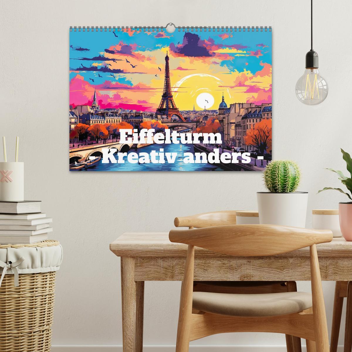 Bild: 9783457143964 | Eiffelturm: Kreativ anders (Wandkalender 2025 DIN A3 quer),...