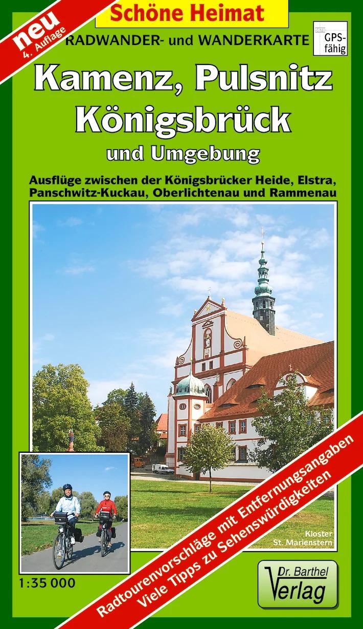 Cover: 9783895911439 | Kamenz, Pulsnitz, Königsbrück und Umgebung 1 : 35 000 | (Land-)Karte