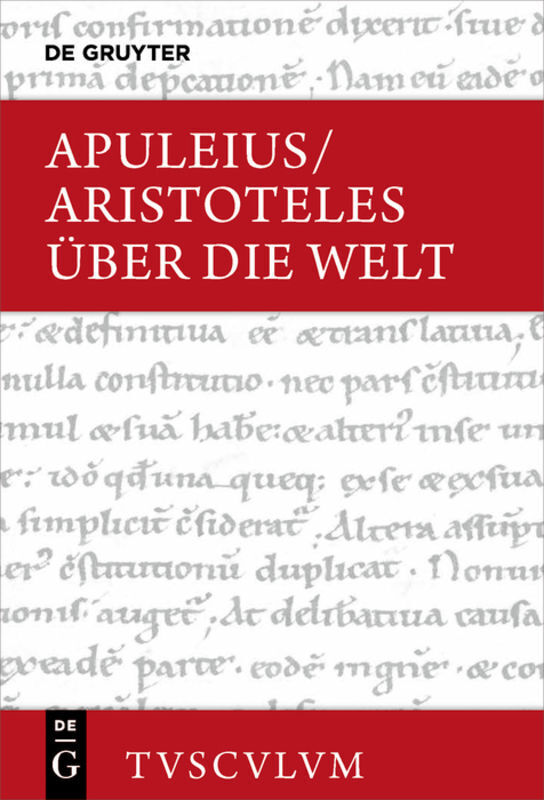 Cover: 9783110627688 | Über die Welt | Griechisch - lateinisch - deutsch | Buch | Deutsch
