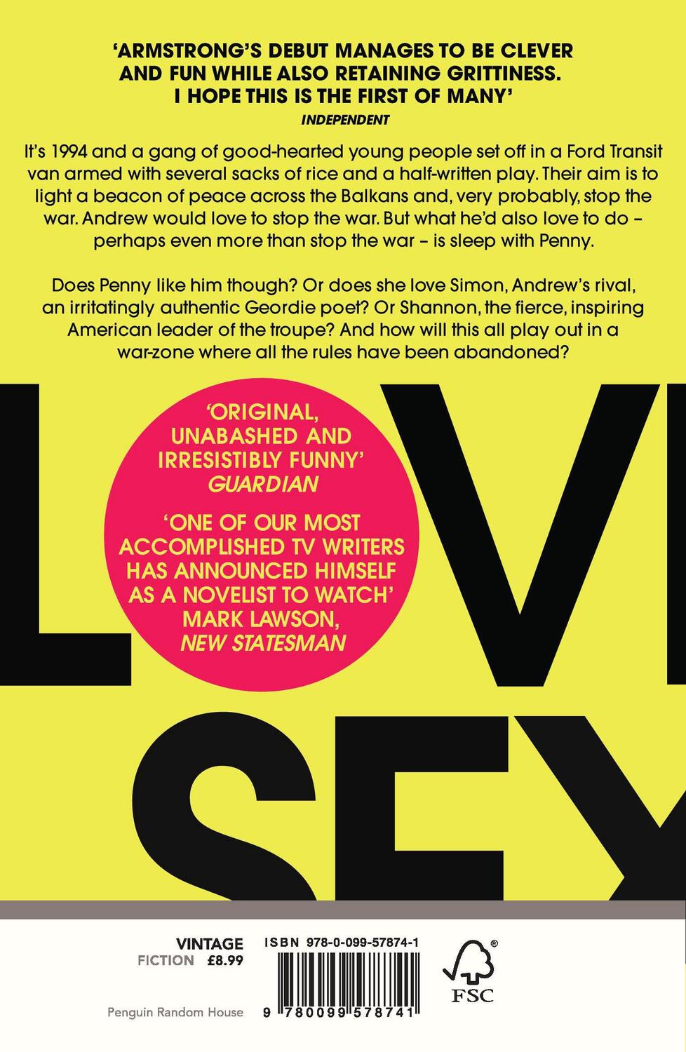 Rückseite: 9780099578741 | Love, Sex and Other Foreign Policy Goals | Jesse Armstrong | Buch