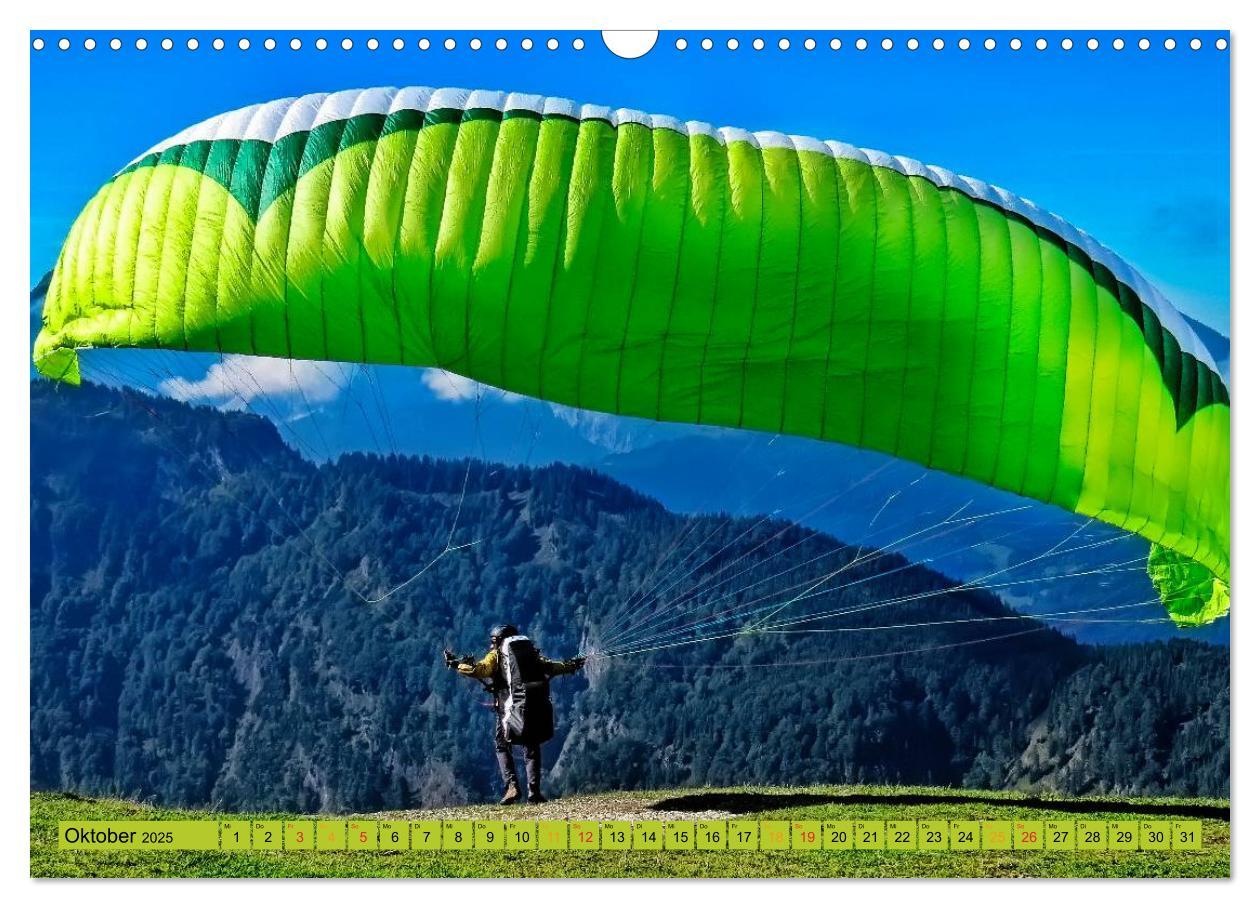 Bild: 9783435591367 | Frei sein - Paragliding (Wandkalender 2025 DIN A3 quer), CALVENDO...