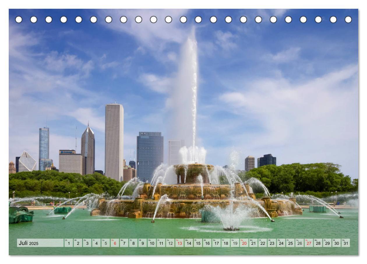 Bild: 9783435691333 | CHICAGO Stadtzentrum (Tischkalender 2025 DIN A5 quer), CALVENDO...