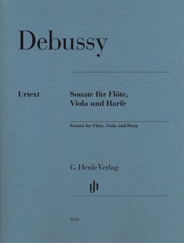 Cover: 9790201810263 | Debussy, Claude - Sonate für Flöte, Viola und Harfe | Peter Jost