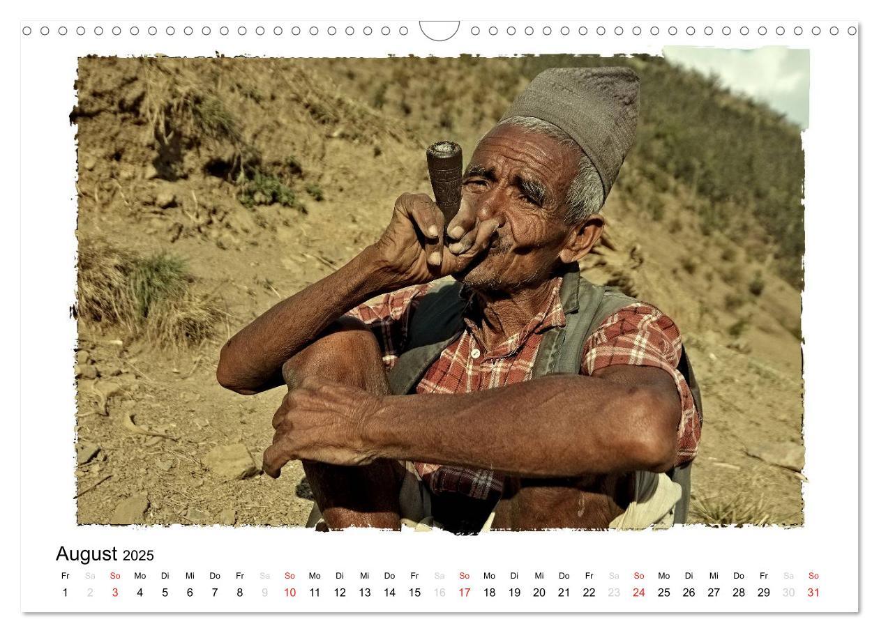 Bild: 9783435546732 | BEGEGNUNGEN IN NEPAL (Wandkalender 2025 DIN A3 quer), CALVENDO...