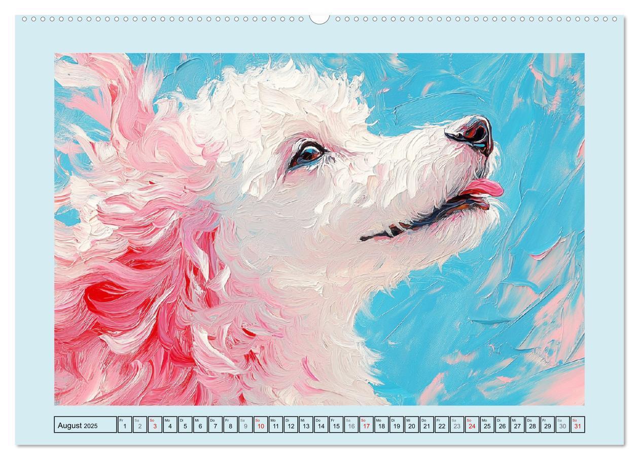 Bild: 9783457200834 | Hunde Paintings. Moderne Portraits in Öloptik (Wandkalender 2025...